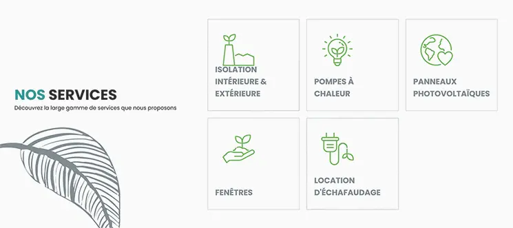 Les pages d’un site web : les offres clés sur la page d’accueil