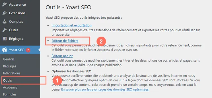 Yoast SEO : modifier le fichier robots.txt pour supprimer les problèmes d’indexation de WP